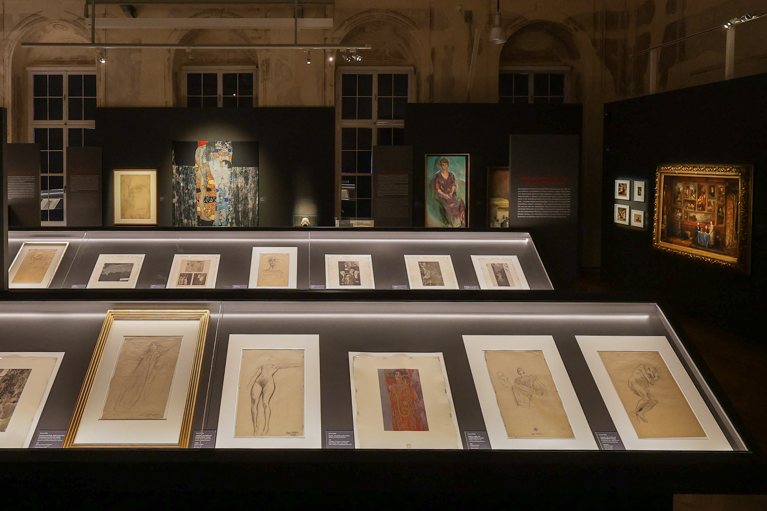 Josephinum_Ausstellungsansicht "Gustav Klimt und die Medizin"