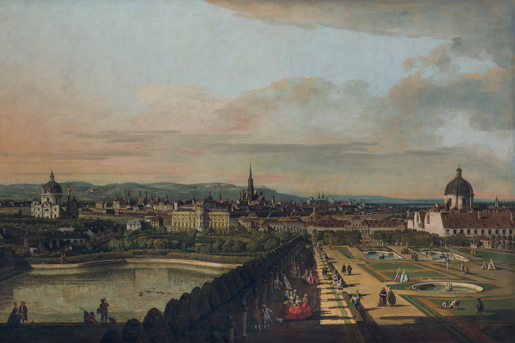 KHM_Canaletto & Bellotto_Blick vom Belvedere