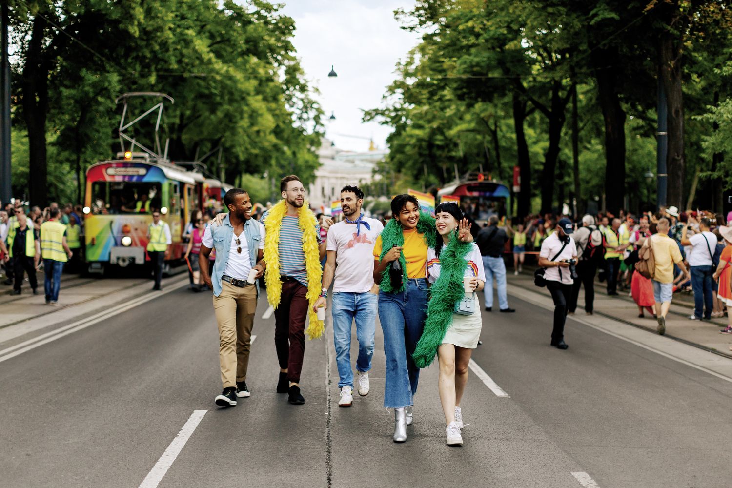 Rainbow Parade on the Ringstraße