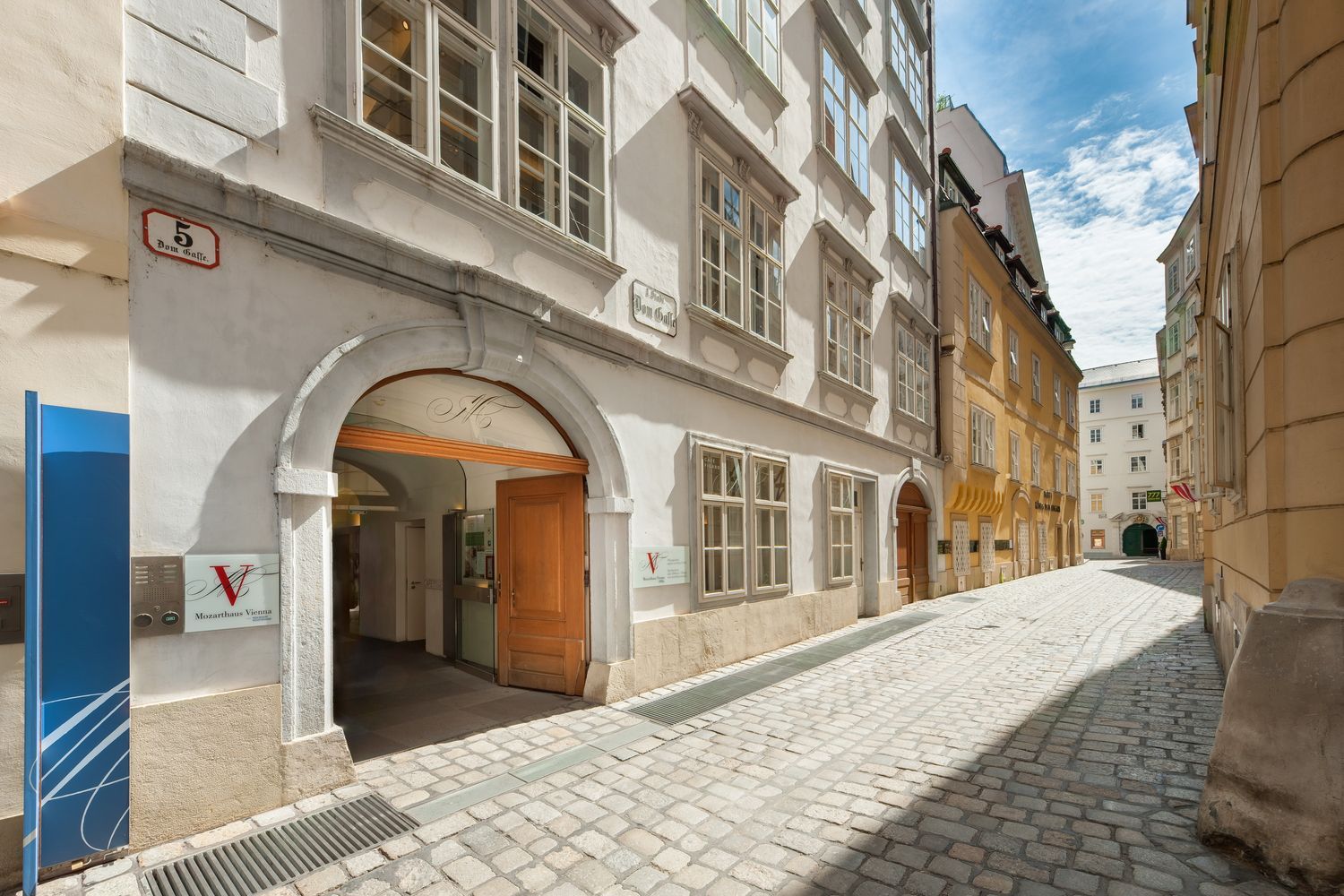 Außenansicht des Mozarthauses Vienna