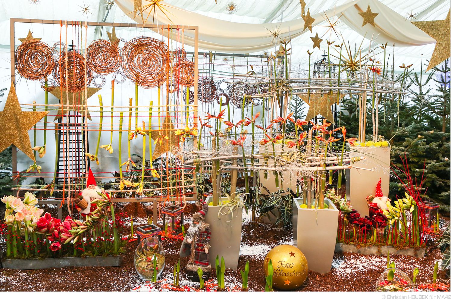 Weihnachtsausstellung / Weihnachtsmarkt Blumengärten Hirschstetten