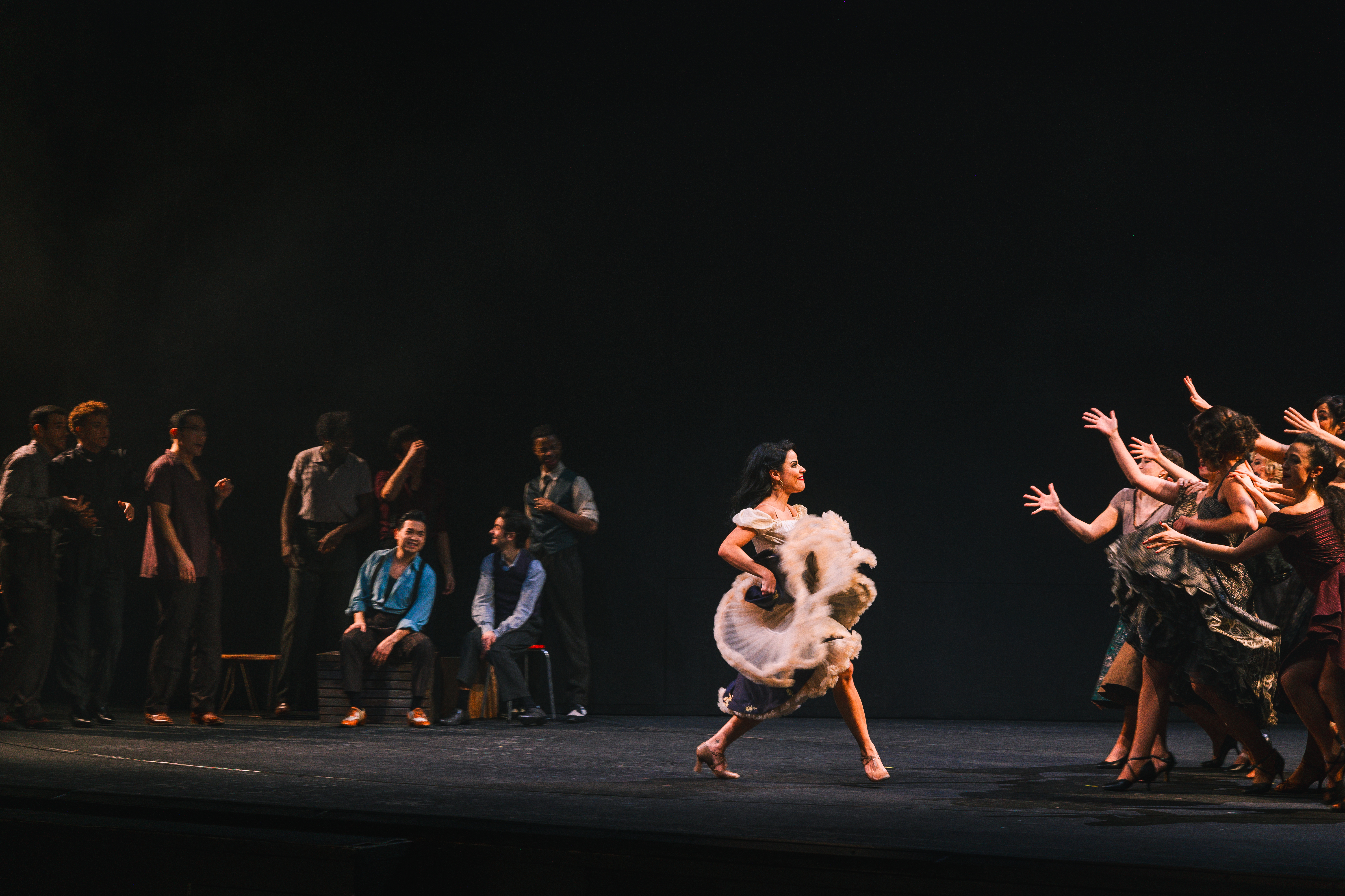 Scene photo from the musical West Side Story