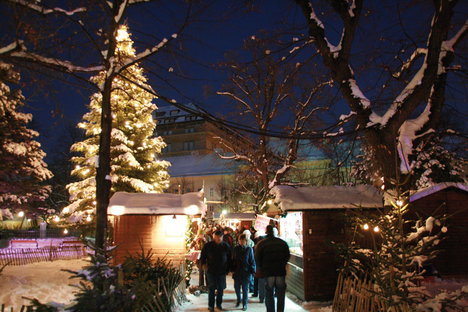 Christmas Village on the University of Vienna Campus